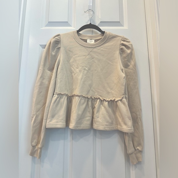 CAMI NYC Lyra Sweatshirt in bone - Picture 4 of 8